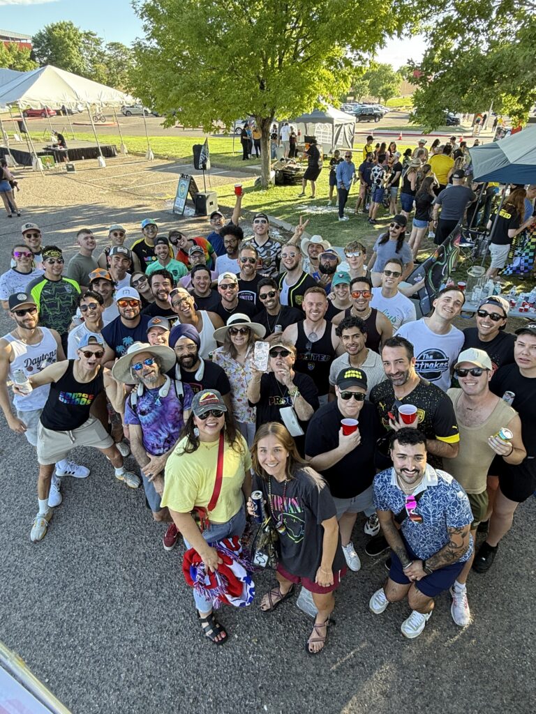 Annual United Pride Tailgate Barbecue hosted by Luke Rogers and Lucas Romero (Courtesy of Lucas Romero)