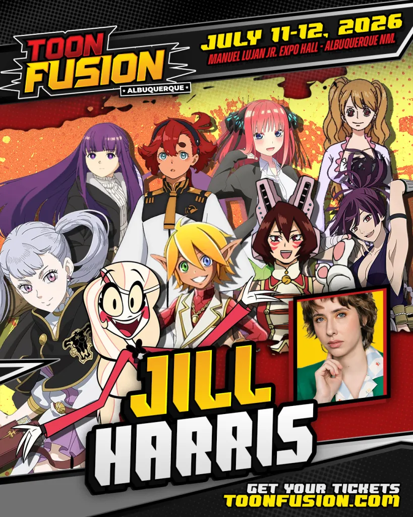 A collection of cartoon characters adorns a poster for ToonFusion convention.