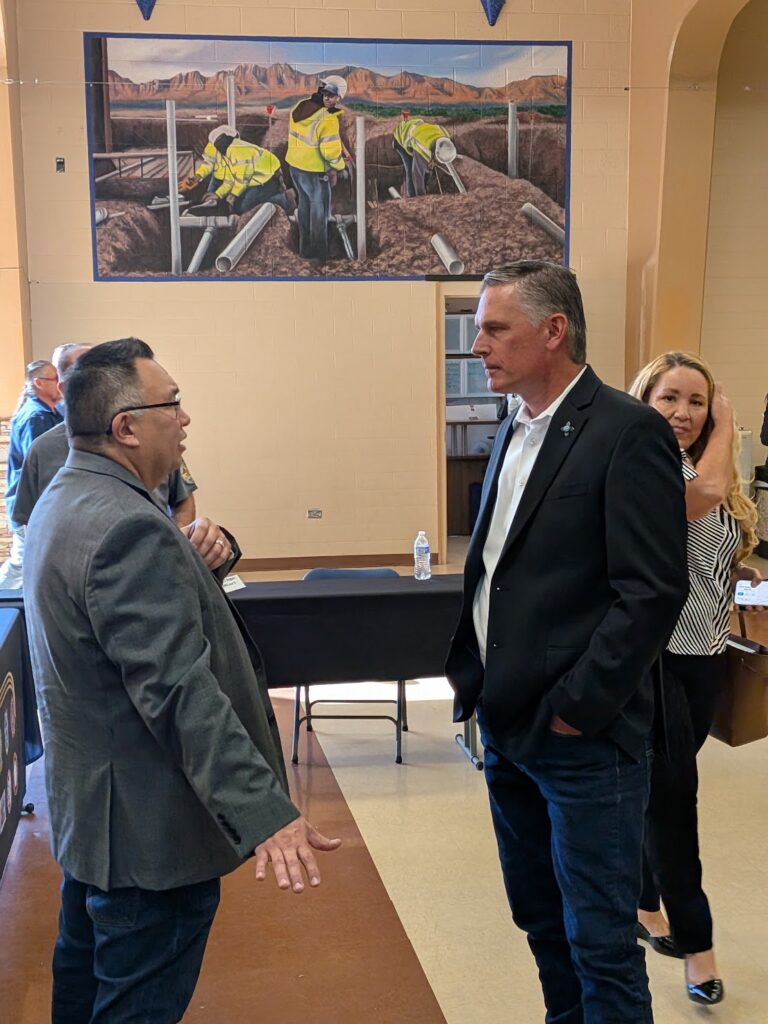 Darrell Deaguero and Martin Heinrich